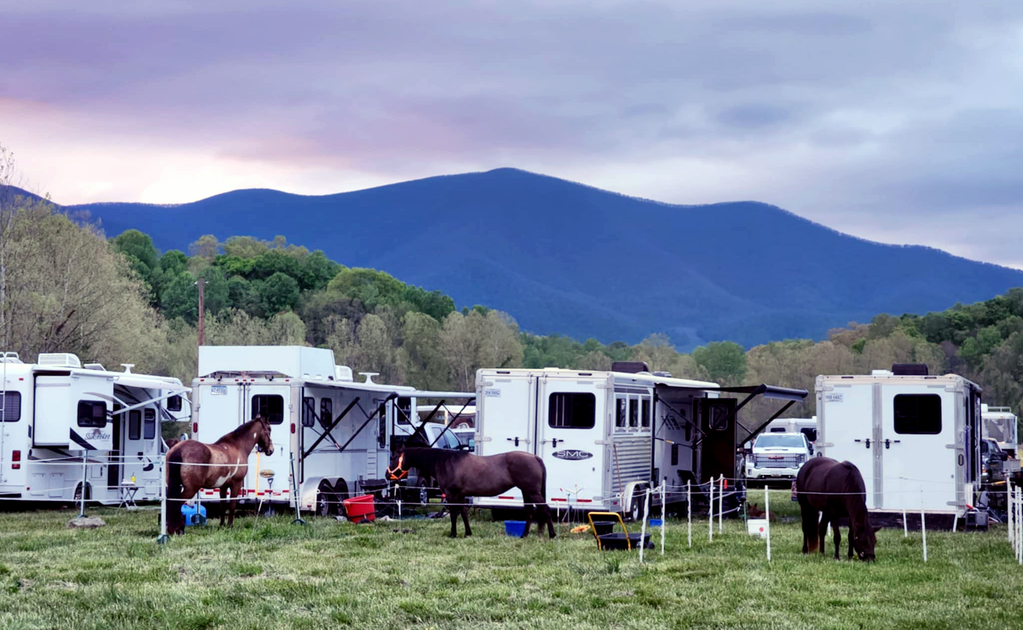 View from camp at Fleetwood